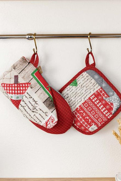 Набір рукавичка та прихватка Merry Christmas ПРОВАНС, 32х20см 034941