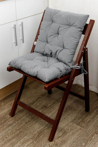 Подушка на стілець Merry Christmas сіра ПРОВАНС, 40х40см 031486