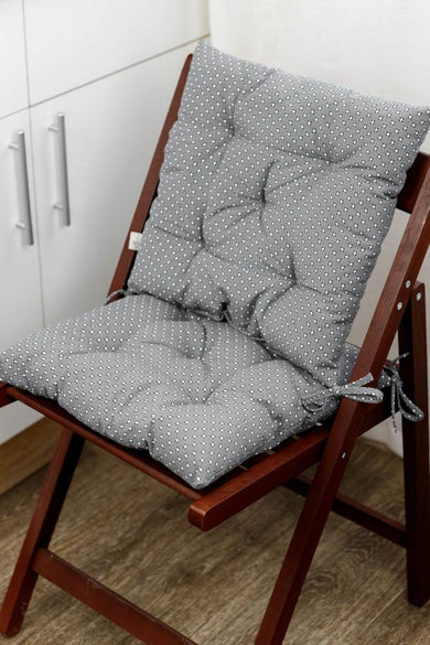 Подушка на стілець Merry Christmas сіра ПРОВАНС, 40х40см 031486