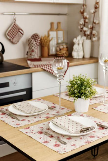 Рукавиця для кухні Печворк бордо ПРОВАНС, універсальний 031508