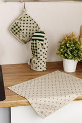 Серветка Горох зелений ПРОВАНС, 35х45см 031532