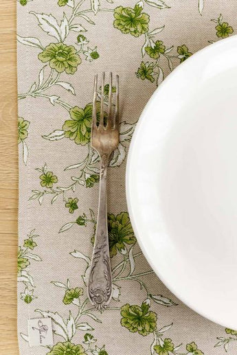 Серветка Квіти зелені ПРОВАНС, 35х45см 031522