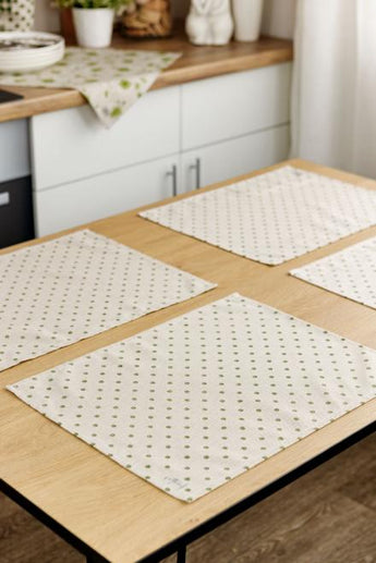 Серветка Горох зелений ПРОВАНС, 35х45см 031532