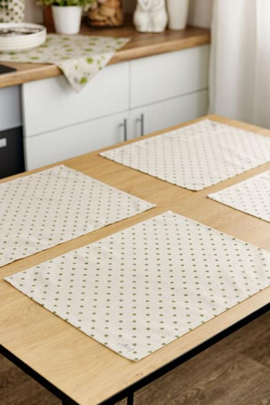 Серветка Горох зелений ПРОВАНС, 35х45см 031532