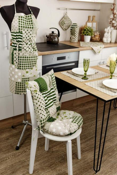 Фартух Печворк зелений ПРОВАНС, універсальний 031642