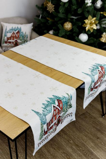 Гобеленова доріжка з велюром  Святковий дім ПРОВАНС, 40х140см 031360