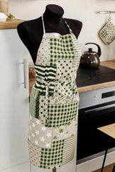 Фартух Печворк зелений ПРОВАНС, універсальний 031642