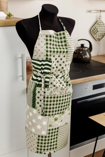 Фартух Печворк зелений ПРОВАНС, універсальний 031642