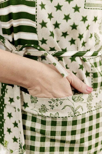 Фартух Печворк зелений ПРОВАНС, універсальний 031642