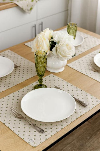 Набір серветок Горох зелений ПРОВАНС, 35х45см 035078