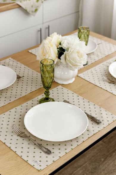 Набір серветок Горох зелений ПРОВАНС, 35х45см 035078