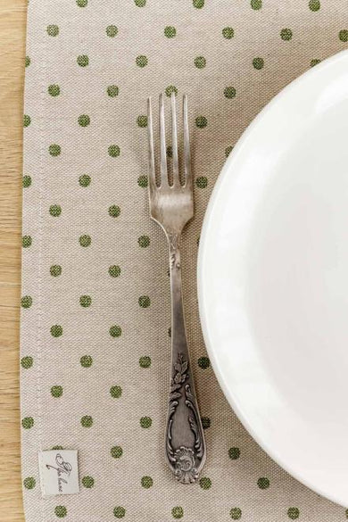 Набір серветок Горох зелений ПРОВАНС, 35х45см 035078