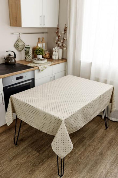Скатертина Горох зелений ПРОВАНС, 120х136см 031562