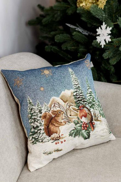 Подушка декоративна Блакитне сяйво Білочка ПРОВАНС, 45х45см 031434