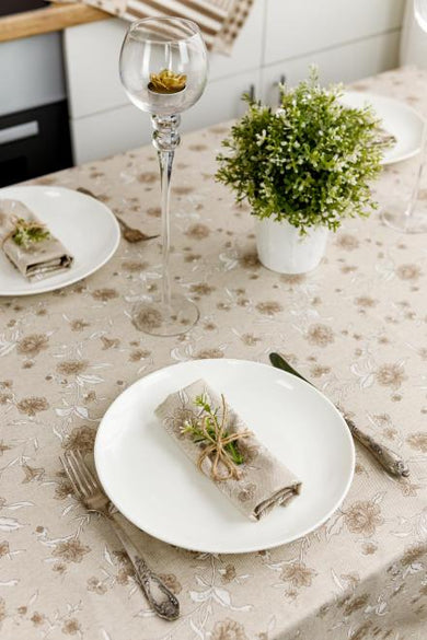 Набір серветок Квіти бежеві ПРОВАНС, 35х45см 035081