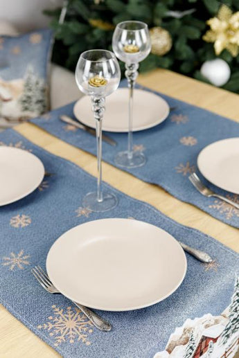 Гобеленова доріжка  Блакитне сяйво ПРОВАНС, 35х100см 031371