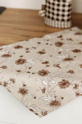 Набір серветок Квіти коричневі ПРОВАНС, 35х45см 035084