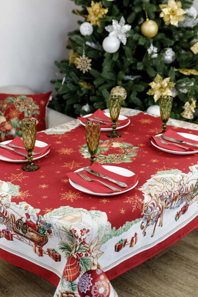 Скатертина на стіл гобеленова PRESENT ПРОВАНС, 90х100см 031329