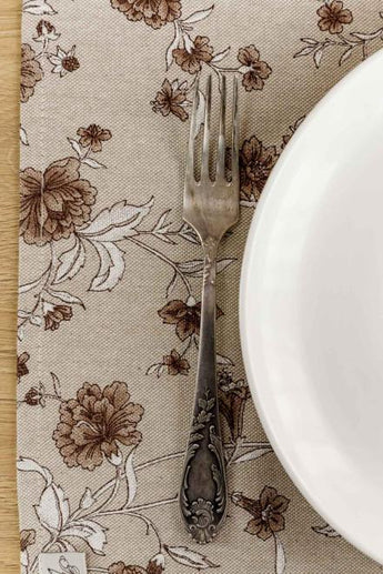 Набір серветок Квіти коричневі ПРОВАНС, 35х45см 035084