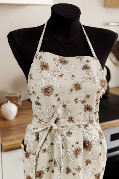 Фартух Квіти коричневі ПРОВАНС, універсальний 031650