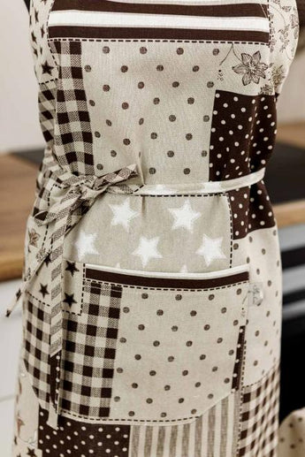 Фартух Печворк коричневий ПРОВАНС, універсальний 031640