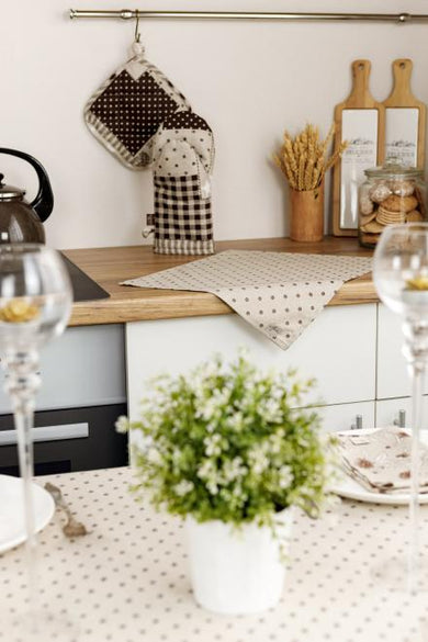 Рукавиця для кухні Печворк коричневий ПРОВАНС, універсальний 031510