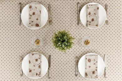 Набір серветок Квіти коричневі ПРОВАНС, 35х45см 035084