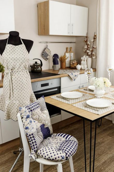 Рукавиця для кухні Печворк синій ПРОВАНС, універсальний 031504