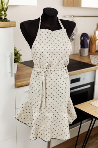 Фартух Горох синій ПРОВАНС, універсальний 031624