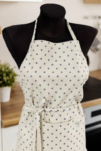 Фартух Горох синій ПРОВАНС, універсальний 031624