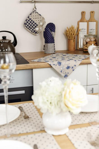 Рукавиця для кухні Печворк синій ПРОВАНС, універсальний 031504