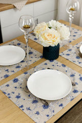 Набір серветок Квіти сині ПРОВАНС, 35х45см 035085