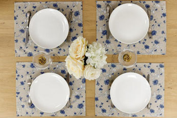 Серветка Квіти сині ПРОВАНС, 35х45см 031514