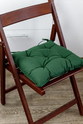 Подушка на стілець Хвоя зелена ПРОВАНС, 40х40см 030129