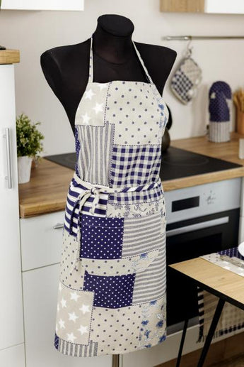 Фартух Печворк синій ПРОВАНС, універсальний 031634