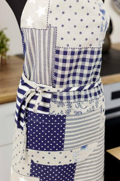 Фартух Печворк синій ПРОВАНС, універсальний 031634