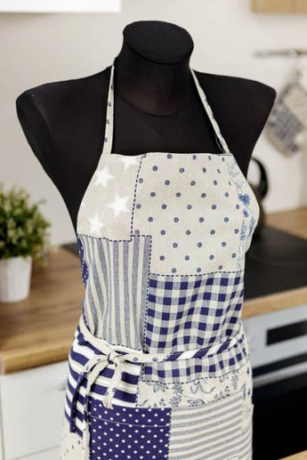 Фартух Печворк синій ПРОВАНС, універсальний 031634