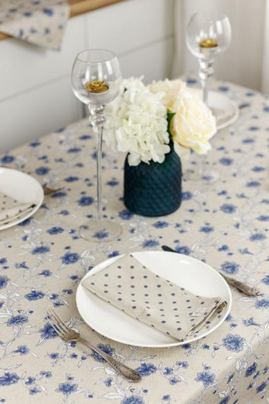 Набір серветок Горох синій ПРОВАНС, 35х45см 035080