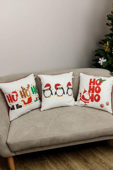 Наволочка декоративна Санта Но-Но-Но ПРОВАНС, 45х45см 031698