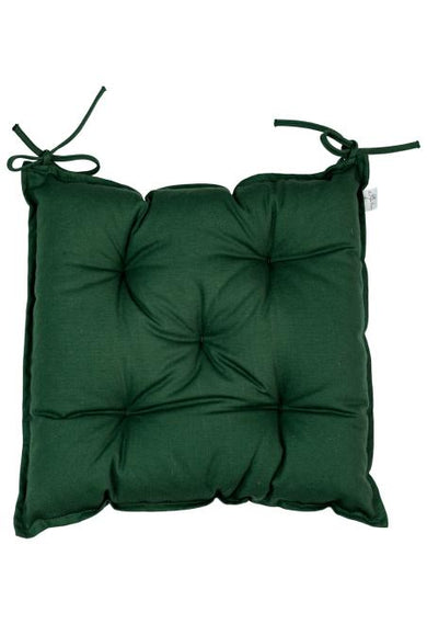 Подушка на стілець Хвоя зелена ПРОВАНС, 40х40см 030129
