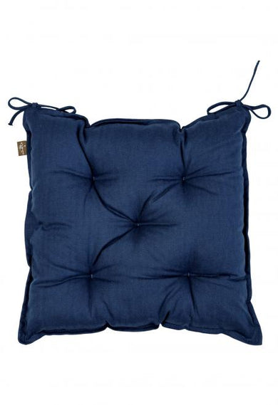 Подушка на стілець Синя ПРОВАНС, 40х40см 017623