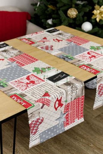 Доріжка на стіл  Merry Christmas ПРОВАНС, 40х140см 031476