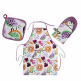 Набір фартух,рукавичка та прихватка Violet cherrie ПРОВАНС, 32х26см 034883