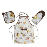 Набір фартух,рукавичка та прихватка Fruits ПРОВАНС, 32х26см 034880