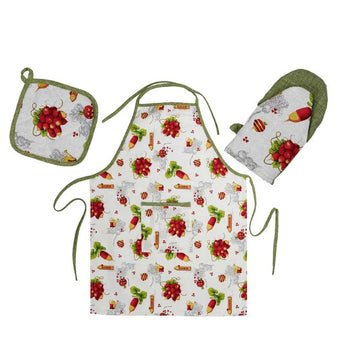 Набір фартух,рукавичка та прихватка Radish ПРОВАНС, 32х26см 034881