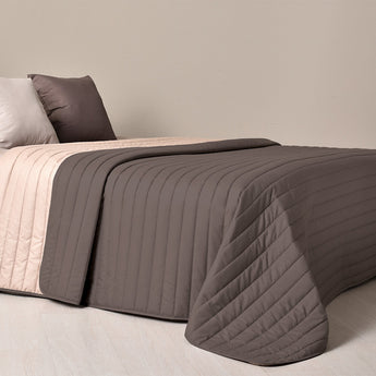 Покривало на ліжко 240х260 см Люкс IDEIA двостороннє, міцне стьобання тканини, антиалергенне волоконо