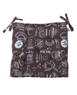 Подушка на стілець Breakfast Brown ПРОВАНС, 40х40см 011184