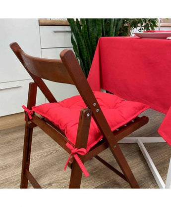 Подушка на стілець Червона ПРОВАНС, 40х40см 017655