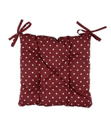 Подушка на стілець Горох бордо ПРОВАНС, 40х40см 021962