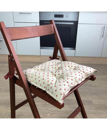 Подушка на стілець Глорiя Горох ПРОВАНС, 40х40см 014550